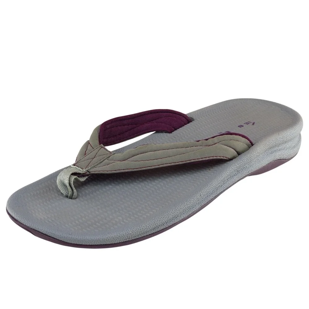 Eddie Bauer Size 8 M Gray Flip Flop Synthetic Men Shoes‎
